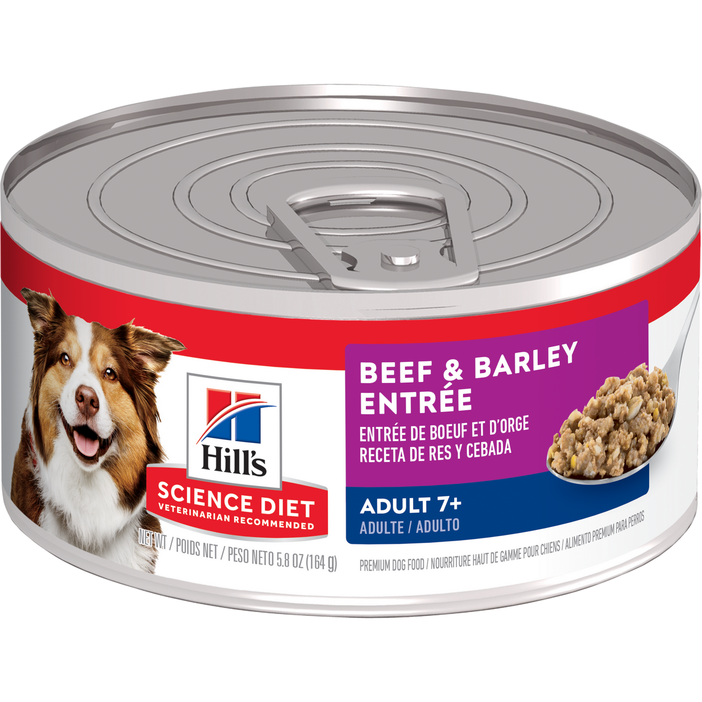 Adult 7+ Beef & Barely Entree