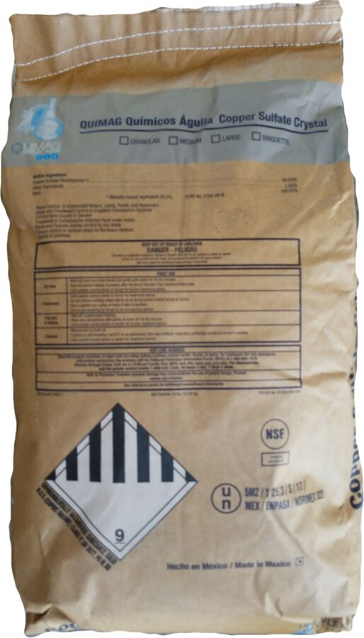 Copper Sulfate, Crystals - 50 lb