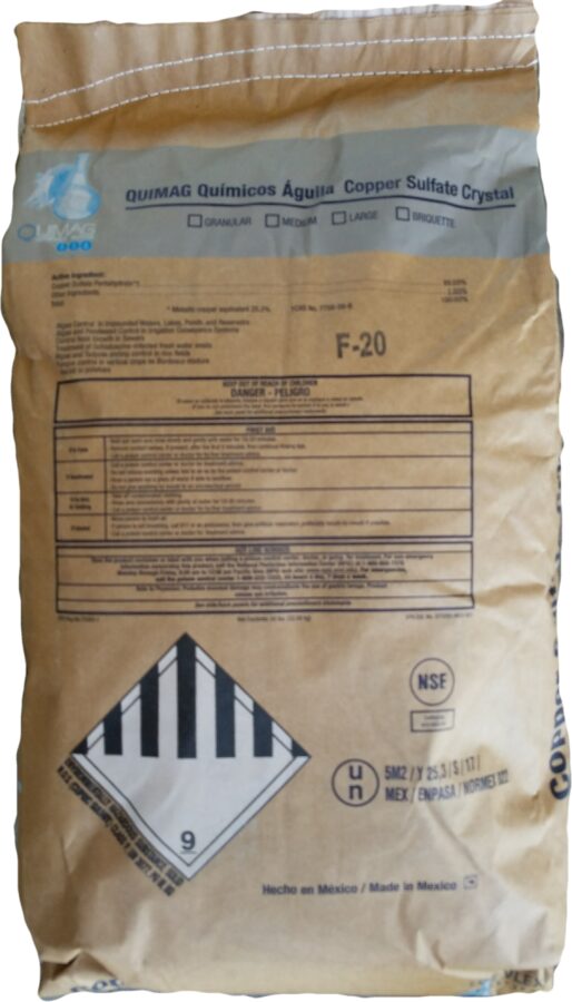 Copper Sulfate, Fine - 50 lb