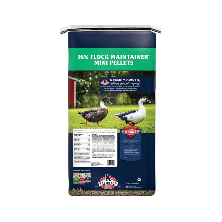 16% Flock Maintainer Mini Pellets