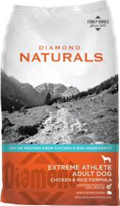 Naturals Extreme Athlete Adult Dog Chicken and Rice